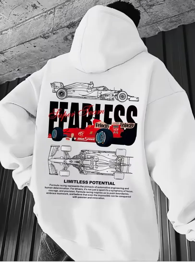 Fearless Super Team Hoodie in white